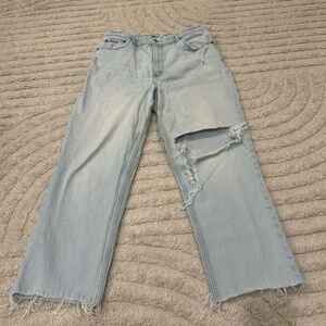 Abercrombie & Fitch Light Blue Curve Love Jeans
